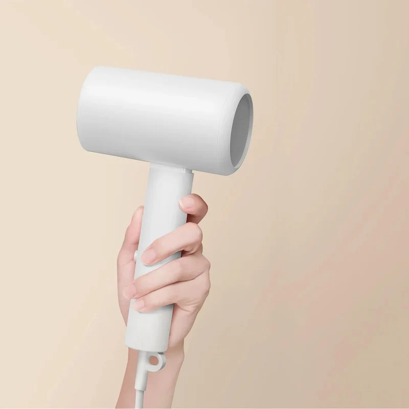 Xiaomi Asciugacapelli Compact Hair Dryer H101 1600W - Pieghevole e Potente - Phon da Viaggio, con Diffusore per styling, 2 livelli di Riscaldamento e Potenza - White/Bianco