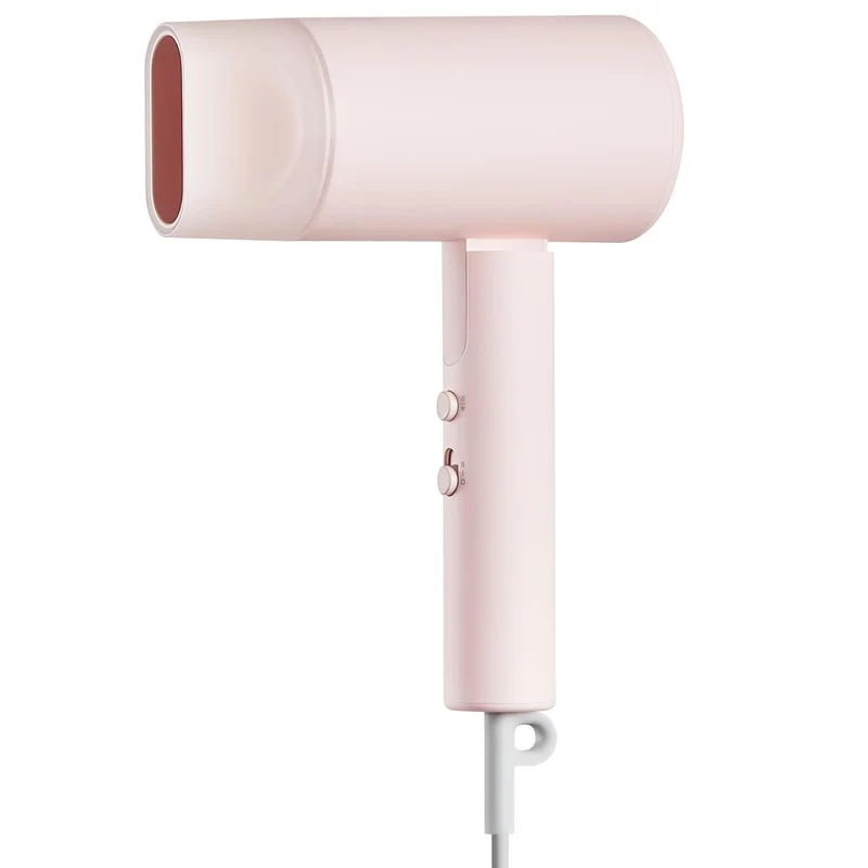 Xiaomi Asciugacapelli Compact Hair Dryer H101 1600W - Pieghevole e Potente - Phon da Viaggio, con Diffusore per styling, 2 livelli di Riscaldamento e Potenza - Pink/Rosa