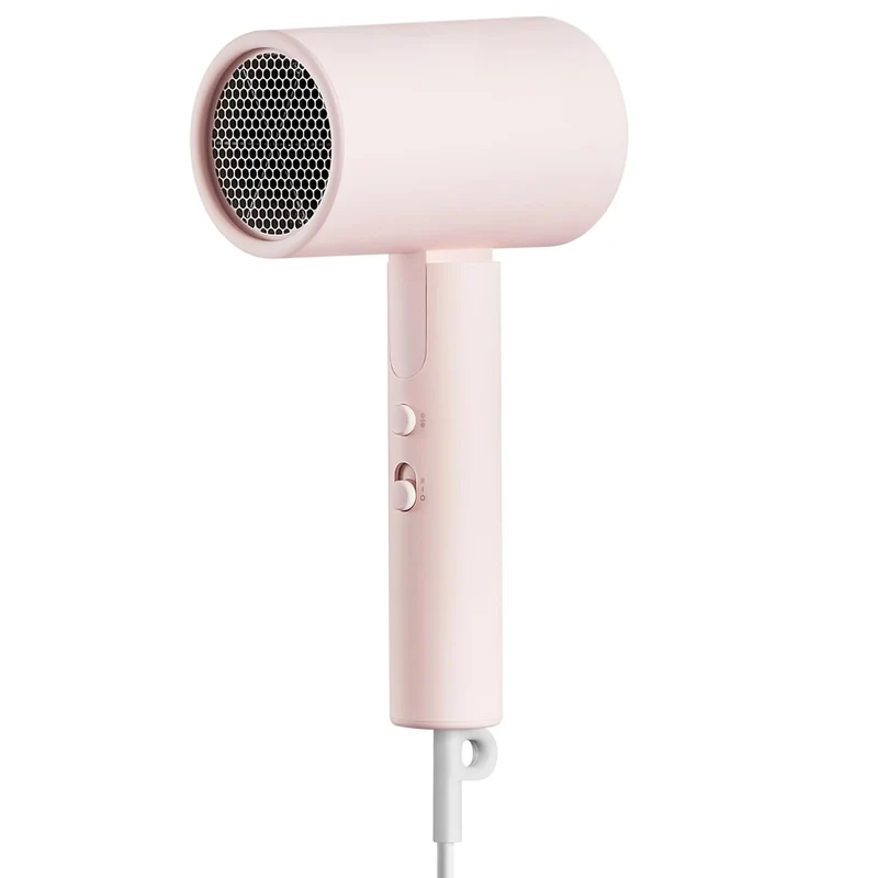 Xiaomi Asciugacapelli Compact Hair Dryer H101 1600W - Pieghevole e Potente - Phon da Viaggio, con Diffusore per styling, 2 livelli di Riscaldamento e Potenza - Pink/Rosa