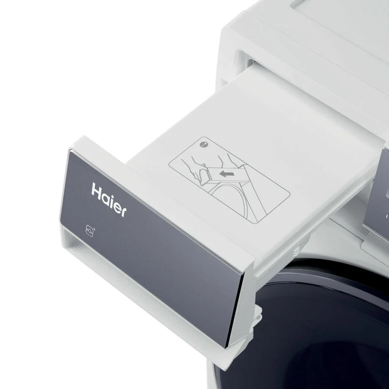 Haier HD100-C367U1 X Serie 7 Asciugatrice A Libera Installazione 10 Kg, Pompa Di Calore, Wi-Fi Smart, I-Time, Classe C, Bianco