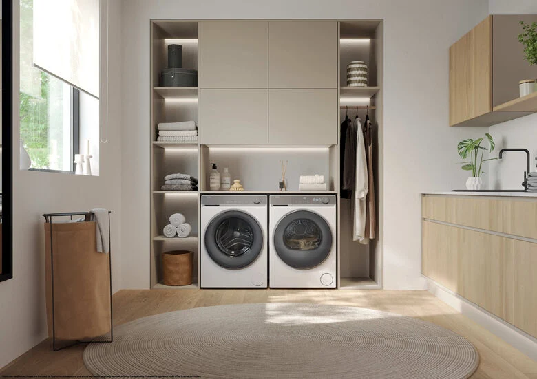 Haier HD100-C367U1 X Serie 7 Asciugatrice A Libera Installazione 10 Kg, Pompa Di Calore, Wi-Fi Smart, I-Time, Classe C, Bianco