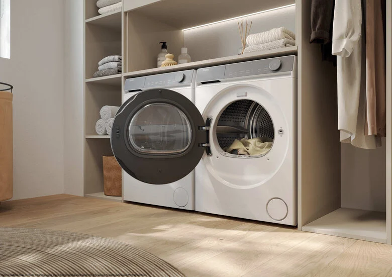 Haier HD100-C367U1 X Serie 7 Asciugatrice A Libera Installazione 10 Kg, Pompa Di Calore, Wi-Fi Smart, I-Time, Classe C, Bianco