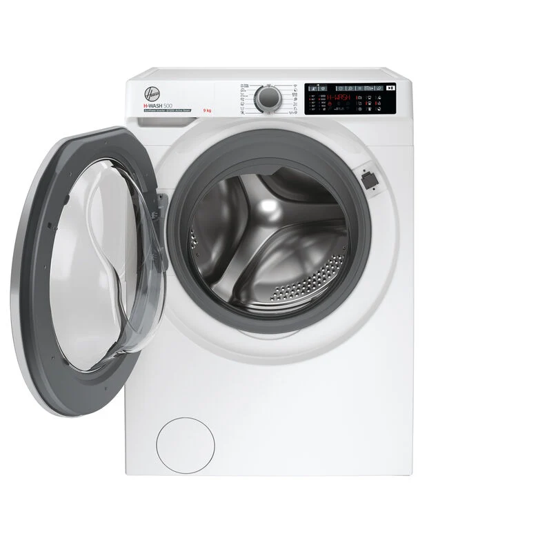 Hoover HW 29AMBS/1-S H-WASH 500 Lavatrice A Libera Installazione 9 Kg, 1200 Giri, Classe A, Motore Inverter, Bianco