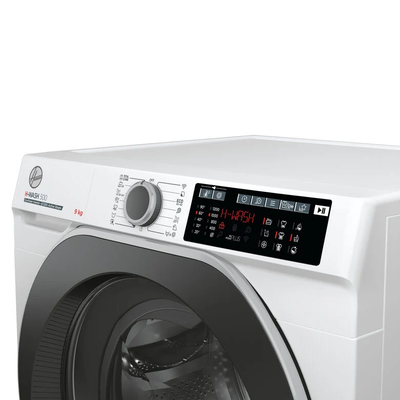 Hoover HW 29AMBS/1-S H-WASH 500 Lavatrice A Libera Installazione 9 Kg, 1200 Giri, Classe A, Motore Inverter, Bianco