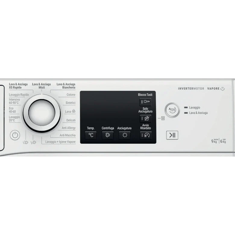 Hotpoint Ariston NDBR 984469 WA IT Lavasciuga A Libera Installazione 9/6 Kg, 1400 Giri, Classe C, Bianco
