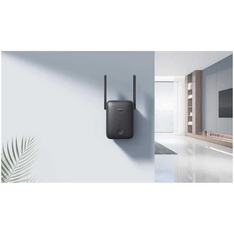 Xiaomi Mi Wi-Fi Range Extender AC1200 Ripetitore Wireless RC04 Dual Band 2,5 GHz e 5 GHz Speed 1167 Mbps con Antenne Nero