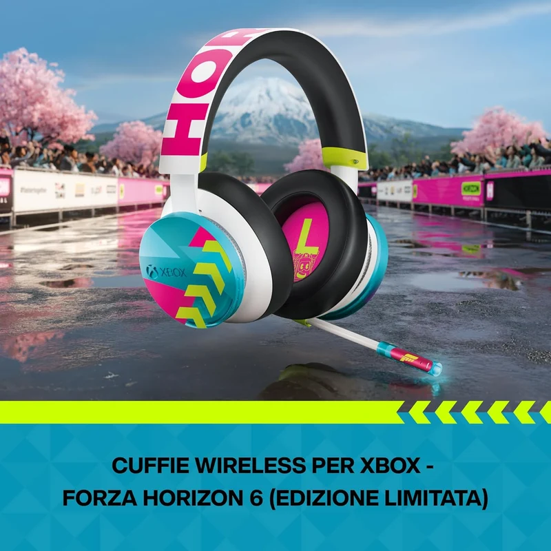 Microsoft Xbox Cuffie Wireless Forza Horizon 6 (Edizione Limitata) Series X/S One e PC Limited Edition