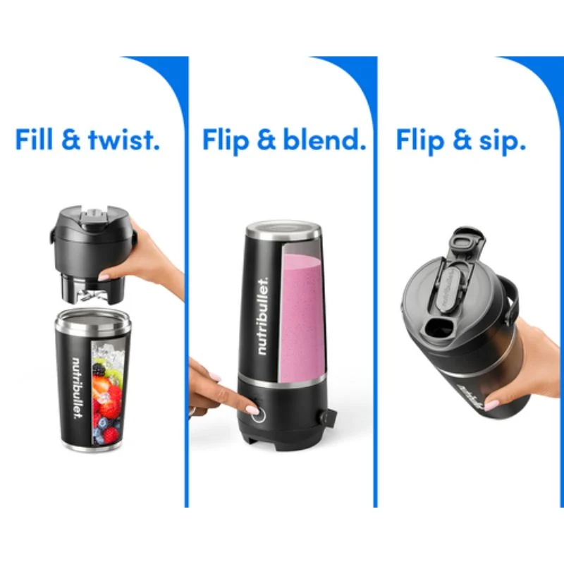 Nutribullet NBP016B Frullatore Portatile Ricaricabile con USB-C