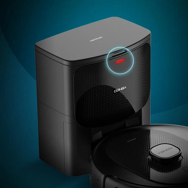 Cecotec Conga 7490 Immortal H Aspirapolvere Robot 2600 Pa spazza, aspira, lava e pulisce Nero