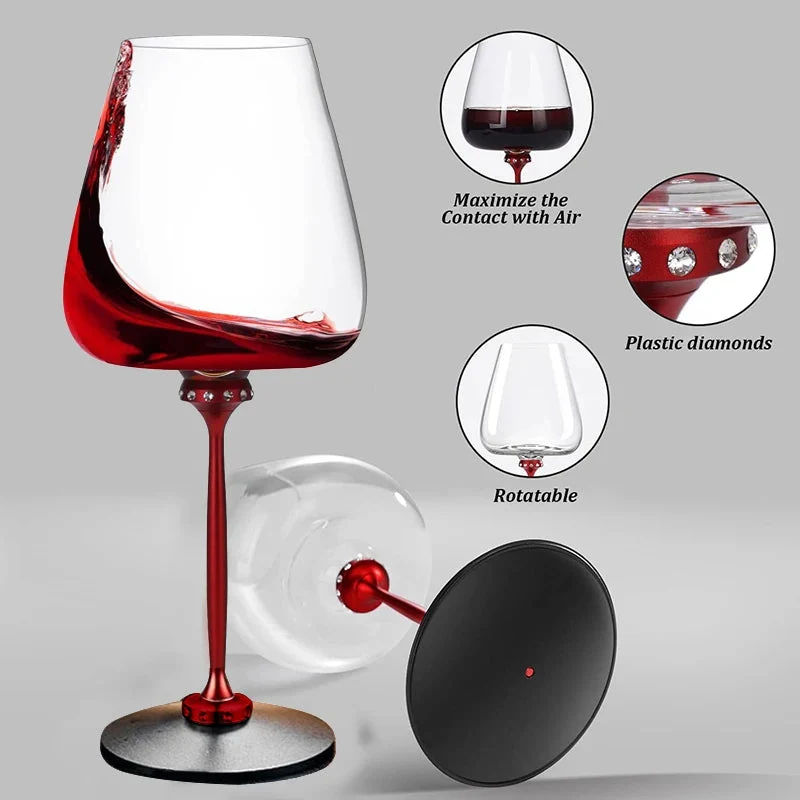 Spinning Wine Glass