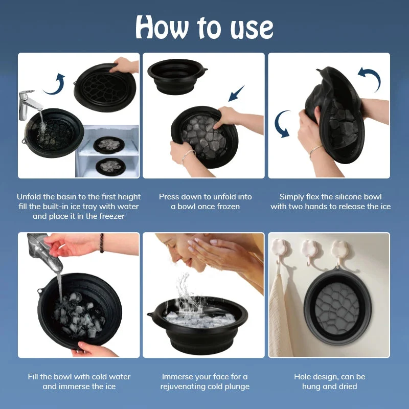 Facial Ice Bath Bowl
