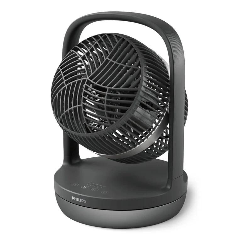 Philips Serie 3000 Ventilatore da tavolo CX3050/01, Flusso d'aria 738 m³/h, Ultra silenzioso 23db
