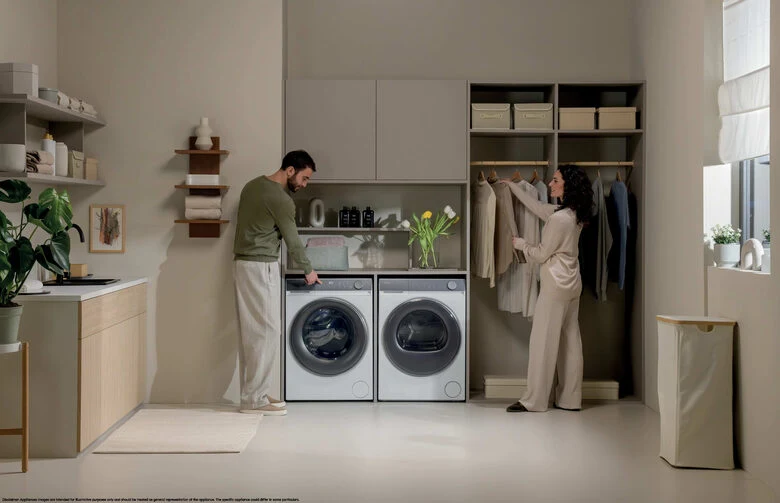 Haier HW100-B14367U1 X Serie 7 Lavatrice A Libera Installazione 10 Kg, 1400 Giri, Classe A, Bianco