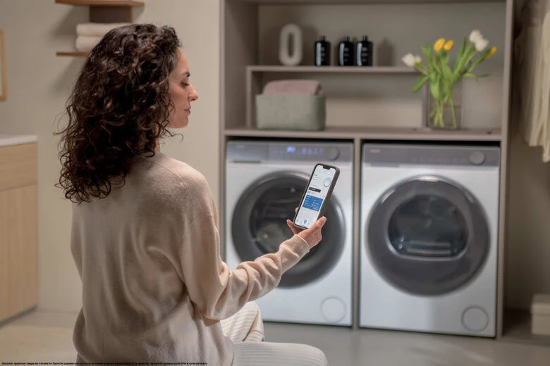 Haier HW100-B14367U1 X Serie 7 Lavatrice A Libera Installazione 10 Kg, 1400 Giri, Classe A, Bianco