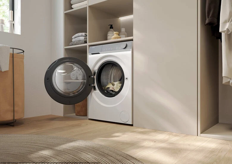 Haier HW100-B14367U1 X Serie 7 Lavatrice A Libera Installazione 10 Kg, 1400 Giri, Classe A, Bianco