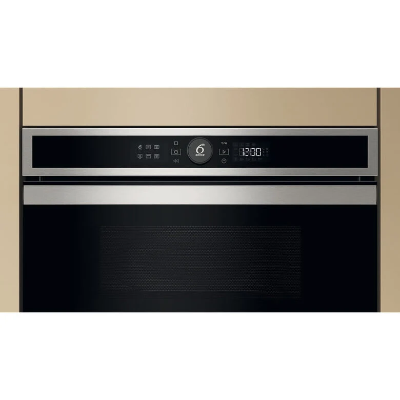 Whirlpool WMD4I4MX Microonde con grill, inox, Display Lcd 6°Senso, Crisp, 31 Lt