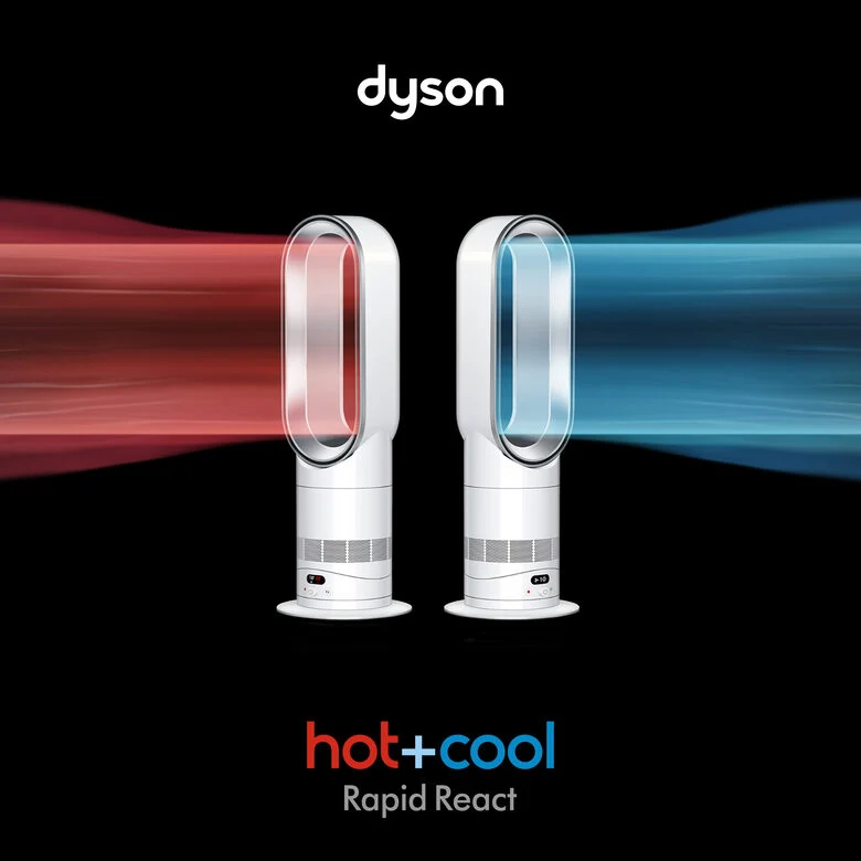 Dyson Hot+Cool HF1 Interno Argento, Bianco Ventilatore domestico senza pale