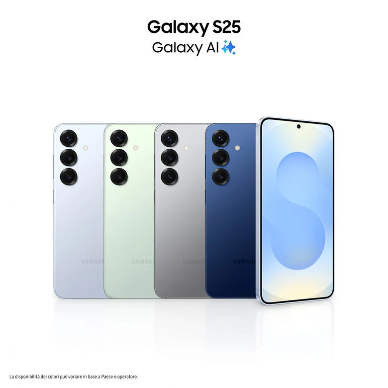 SAMSUNG Galaxy S25 Smartphone, 512 GB, Argento
