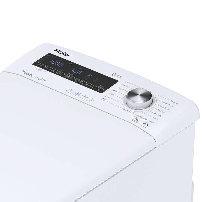 Haier RTXSG47TMC5-11 lavatrice Caricamento dall'alto 7 kg 1400 Giri/min A Bianco