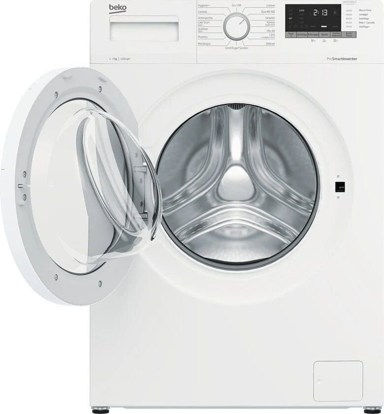 Beko WUX71232WI-IT lavatrice Caricamento frontale 7 kg 1200 Giri/min D Bianco