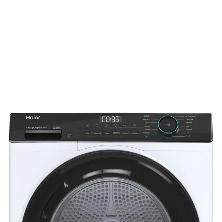 Haier HD90-A3939E asciugatrice Libera installazione Caricamento frontale 9 kg Bianco