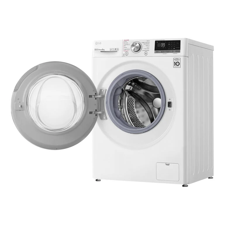 LG F4WV708S1E Lavatrice Intelligente AIDD 8kg Vapore TurboWash 360 1400 Giri/min Carica frontale Classe A
