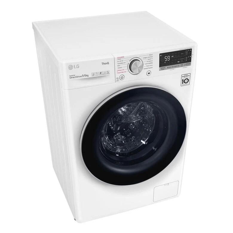 LG F4DV509H1EA Lavasciuga Intelligente AIDD 9/6kg Autodose Vapore 1400 Giri/min Carica frontale Classe E