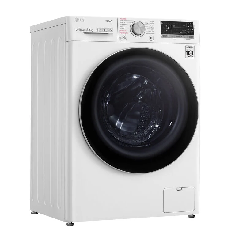 LG F4DV509H1EA Lavasciuga Intelligente AIDD 9/6kg Autodose Vapore 1400 Giri/min Carica frontale Classe E