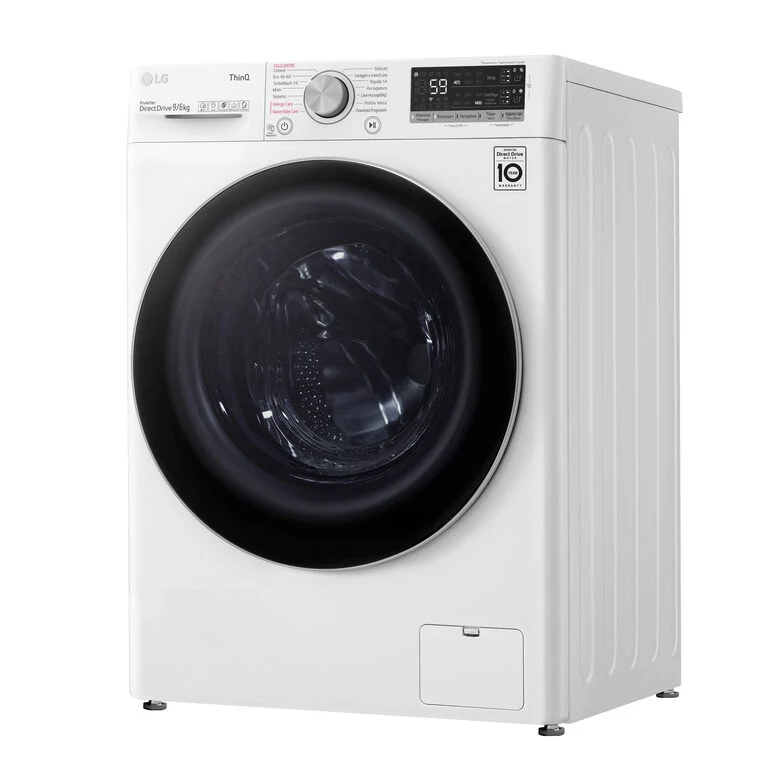 LG F4DV509H1EA Lavasciuga Intelligente AIDD 9/6kg Autodose Vapore 1400 Giri/min Carica frontale Classe E