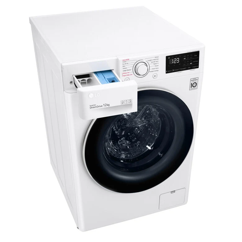 LG F4WV312S0E Lavatrice Intelligente AIDD 12kg Vapore 1400 Giri/min Carica frontale Classe B