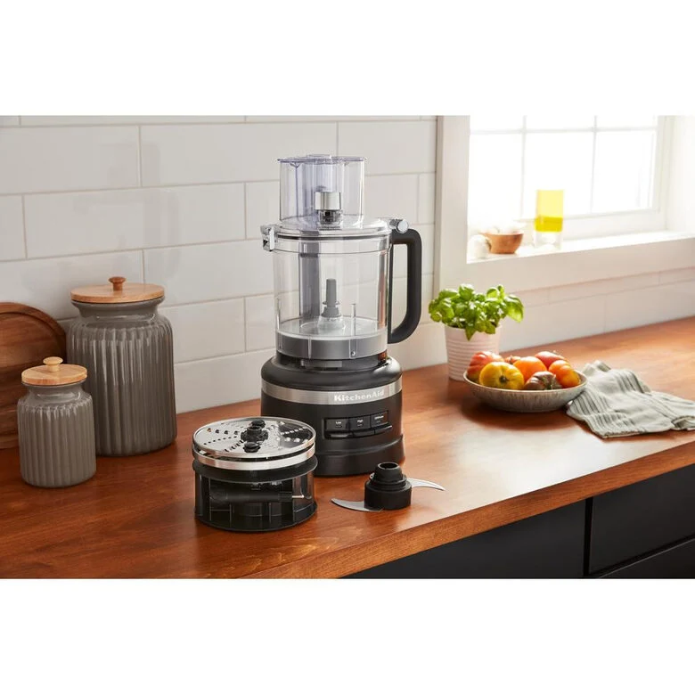 KitchenAid 5KFP1319EOB robot da cucina 400 W 3,1 L Onice, Argento, Trasparente
