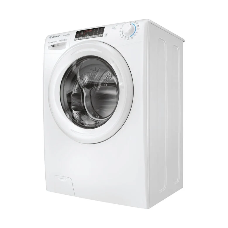 Candy Smart Pro Inverter , Lavatrice Carica Frontale 8 KG, 10% più efficente della classe A, 1200 giri, Bianco, Inverter, Vapore, Wi-Fi, CSO286TWM6/1-S