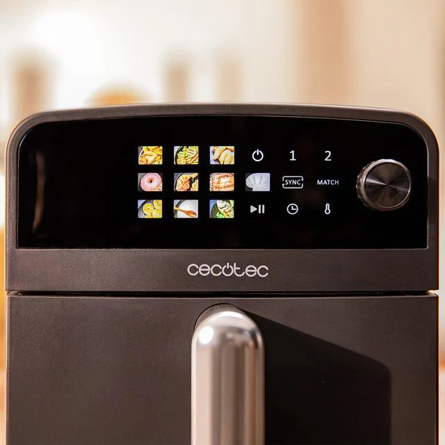 Cecotec Cecofry DuoLevel 10000 Doppia 10 L Indipendente 2400 W Friggitrice ad aria calda Nero