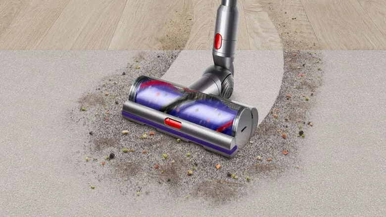 Dyson V15s Detect Submarine Aspirapolvere a bastone 2 in 1 Batteria Secco e bagnato Senza sacchetto 0,77 L Nichel, Giallo