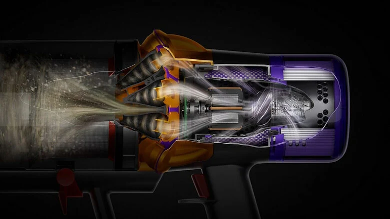 Dyson V15s Detect Submarine Aspirapolvere a bastone 2 in 1 Batteria Secco e bagnato Senza sacchetto 0,77 L Nichel, Giallo