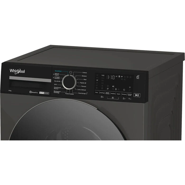 Whirlpool Lavatrice smart connessa con WiFi 10 kg - WPM 011G ADS IT