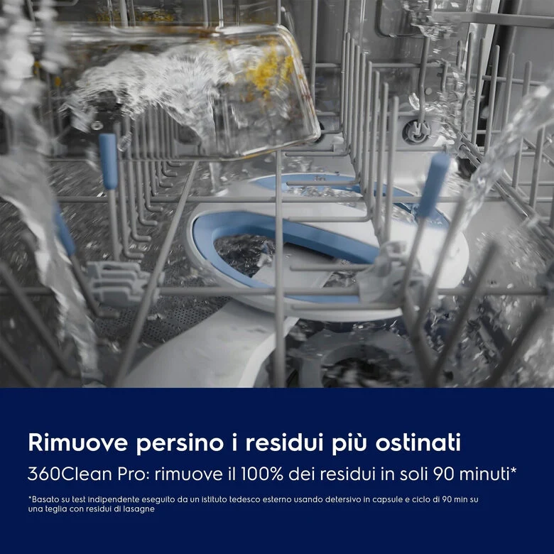Electrolux Lavastoviglie Incasso 60 Cm - Int. Totale 14 Coperti Classe A-10% 38 Dba MADE IN ITALY E82LX220S