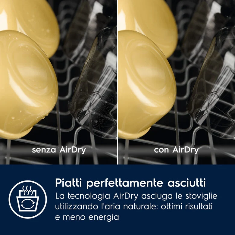 Electrolux Lavastoviglie Incasso 60 Cm - Int. Totale 14 Coperti Classe A-10% 38 Dba MADE IN ITALY E82LX220S