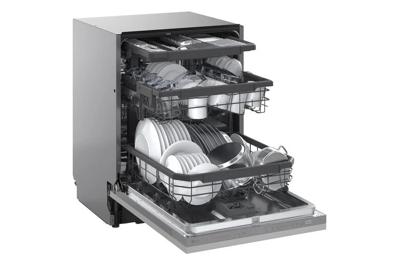 LG QuadWash DB375TXS Lavastoviglie a scomparsa totale Classe A 14 coperti Vapore Wi-Fi