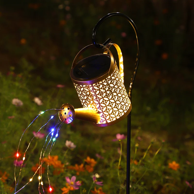Solar Watering Can Garden Light