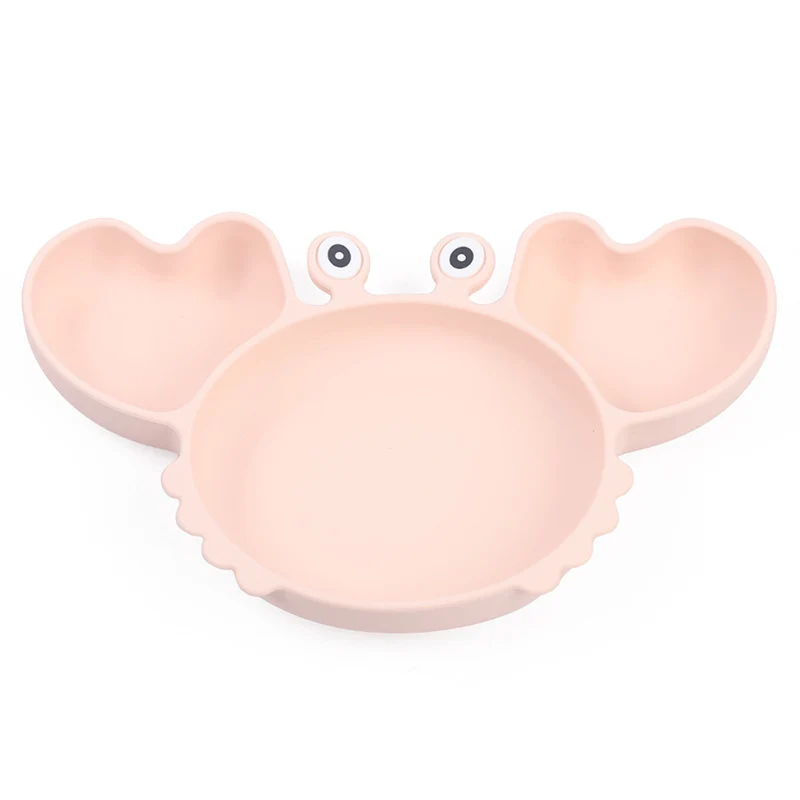 Silicone Crab Baby Feeding Set
