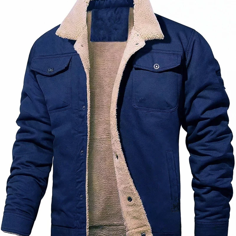 Men's Sherpa-Lined Utility Jacket