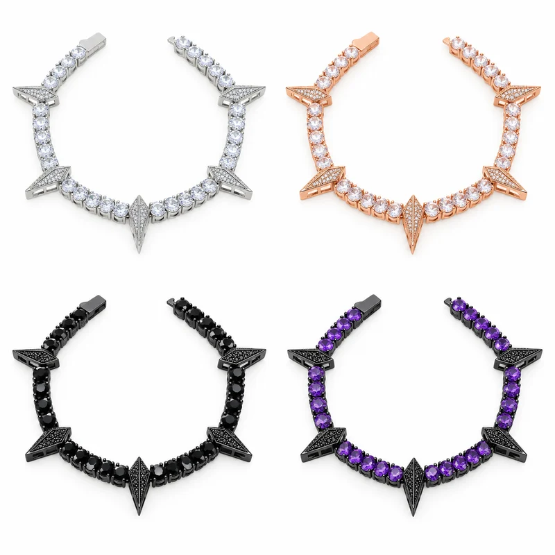 Crystal Spike Bracelet