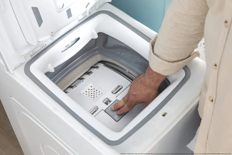 Candy TCA283D2-S ProWash 300 Lavatrice A Carica Dall'alto Libera Installazione 8 Kg, 1200 Giri, Motore Smart Inverter, Classe D, Bianco