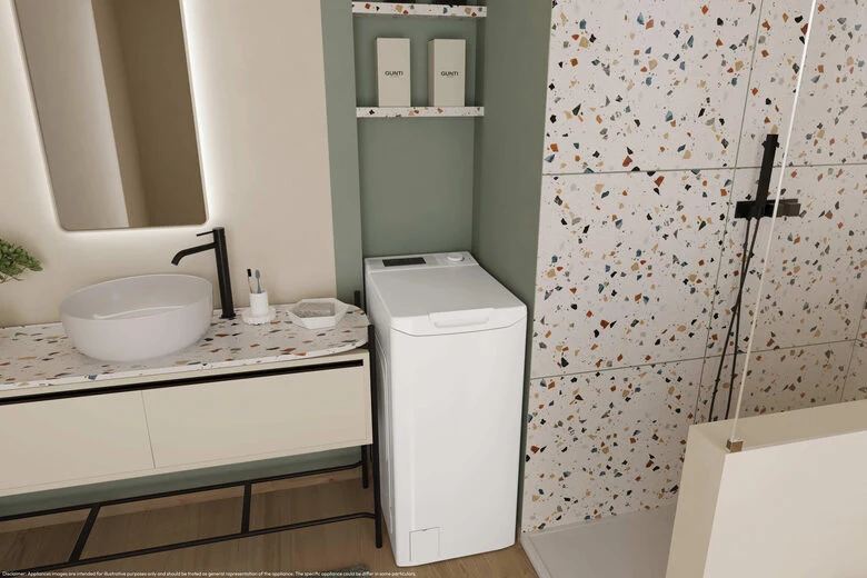 Candy TCA283D2-S ProWash 300 Lavatrice A Carica Dall'alto Libera Installazione 8 Kg, 1200 Giri, Motore Smart Inverter, Classe D, Bianco