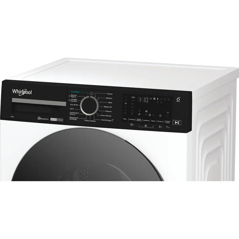 Whirlpool Lavatrice smart connessa con WiFi - WPM 911W ADS IT - SenseWash