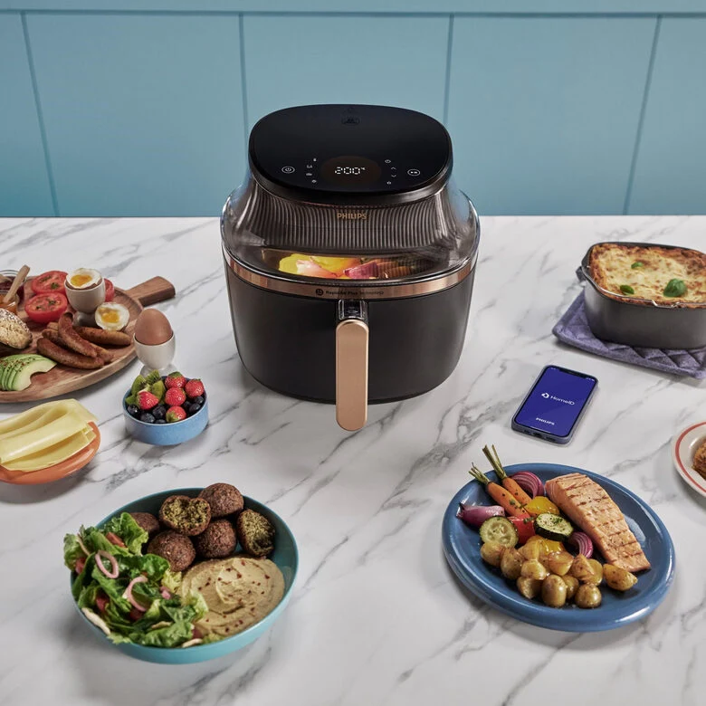 Philips 3000 series NA342/00 Airfryer 7.2 L, Friggitrice ad aria 16 in 1, App ricettario