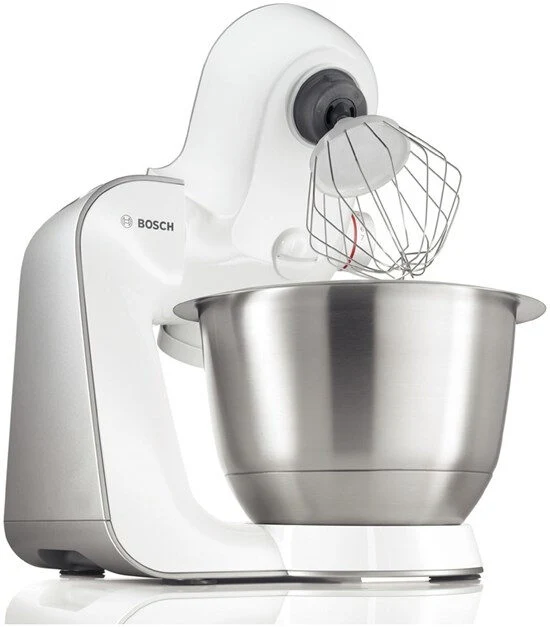Bosch Styline robot da cucina 900 W 3,9 L Acciaio inox, Bianco