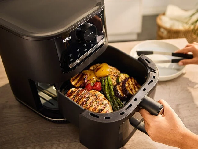 Braun HF5073 Singolo 6 L Indipendente 2000 W Friggitrice ad aria calda Nero