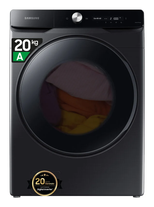 Samsung WF20DG8650BV/U3 lavatrice Caricamento frontale 20 kg 1000 Giri/min Nero